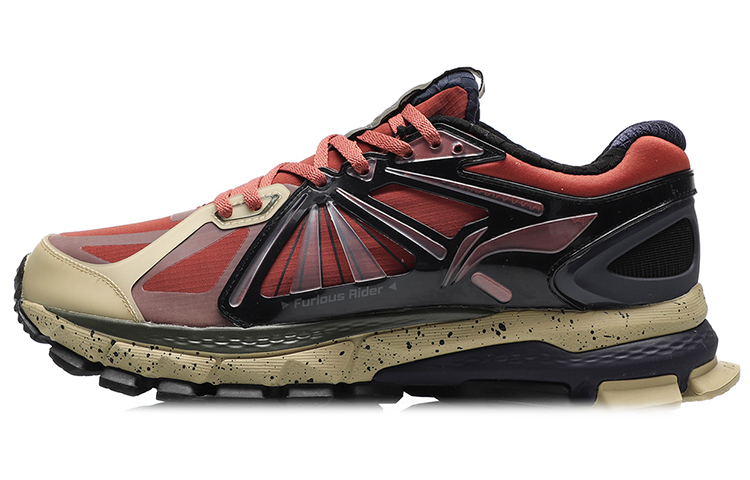 LiNing Furious Rider ACE Element Casual Shoes Women's Low-Top Reddish Brown