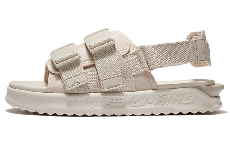 LiNing Beach Sandals Men's Oat Gray