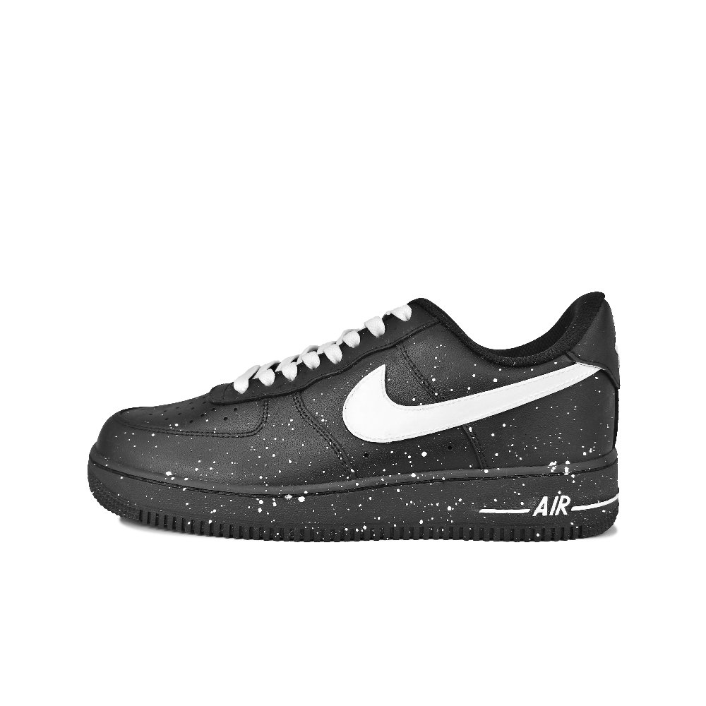 Nike Air Force 1 Anti-Slip Wear-Resistant Low-Top Skateboard Shoes Unisex Black