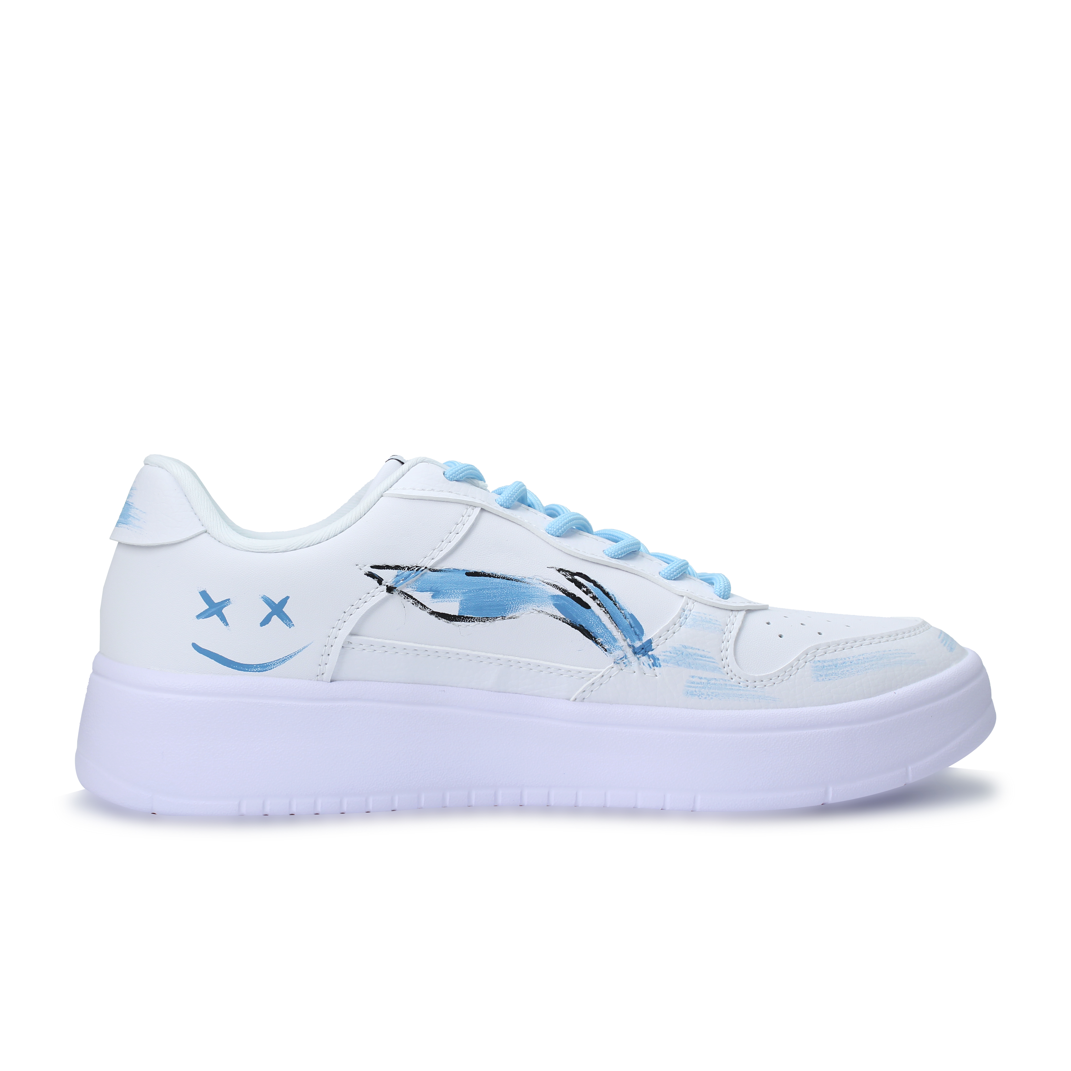 LiNing Pontoon Boats Abrasion Resistant, Lightweight, And Breathable Low top Skateboard Shoes Unisex