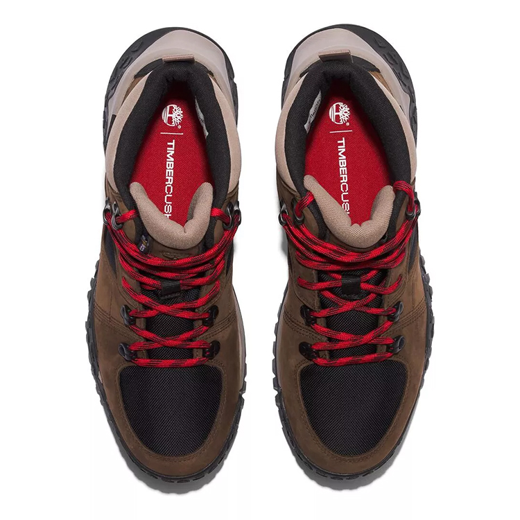 Timberland Motion Scramble Mid Lace Up Waterproof Hikers 'Dark Brown Nubuck' купить в интернет-магазине Yoocart с быстрой доставкой по России.