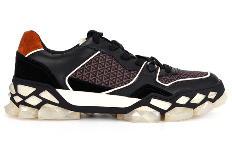 Jimmy Choo Diamond X Trainer/M Low Top Casual Shoes Men's Black купить в интернет-магазине Yoocart с быстрой доставкой по России.