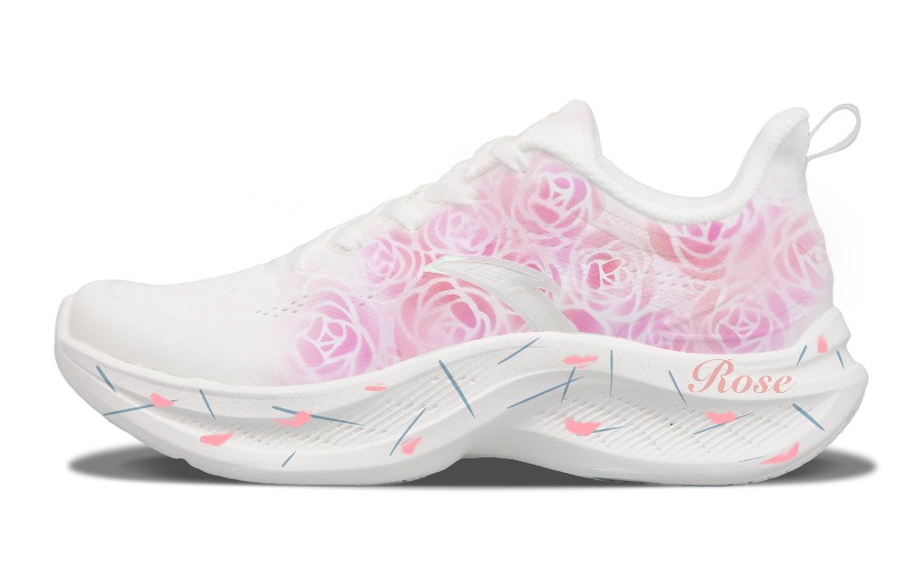 Anta Cushioning Lightweight Low Top Training Casual Running Shoes Women's Pink