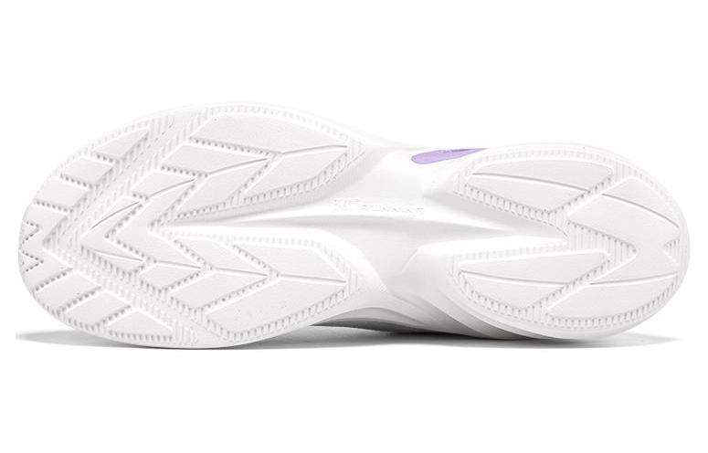 361° Slip-Resistant Breathable Low-Top Running Shoes Women's White Purple