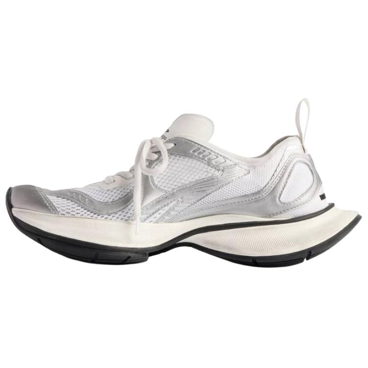 Balenciaga Circuit Sneakers 'White And Silver Polyester Nylon Tpu And Polyurethane' Women's