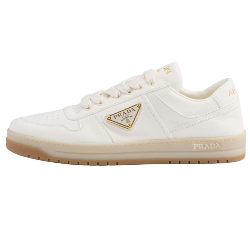 PRADA Downtown Leather Sneakers