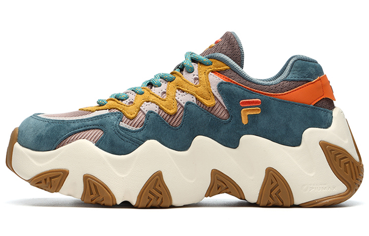 FILA FUSION STARFISH Cushioning Anti-Slip And Wear-Resistant Low-Top Chunky Sneakers Women's Brown Gray