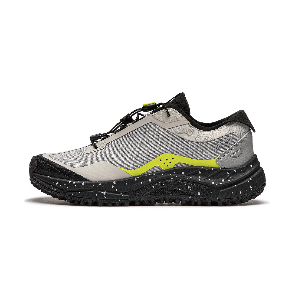 LiNing Yijie Lite V3 Anti Slip Wear Resistant Low Top Hiking Shoes Women's Black Gray