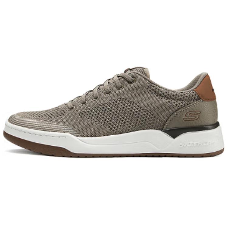 Skechers Cushioning Anti-Slip And Wear-Resistant Low-Top Casual Shoes Men's Taupe
