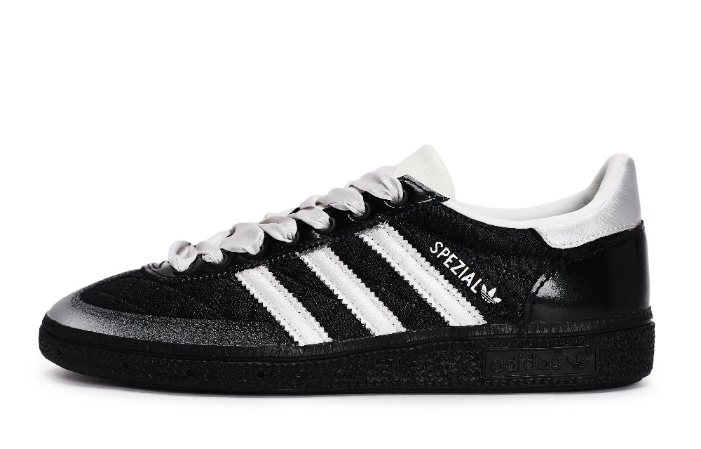 Adidas Originals HANDBALL SPEZIAL Skateboard Shoes Unisex Low Top Black/Silver