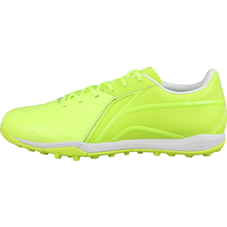 LiNing TF Rubber Broken Studs Artificial Ground Cushioning Soccer Shoes Men's Bright Green