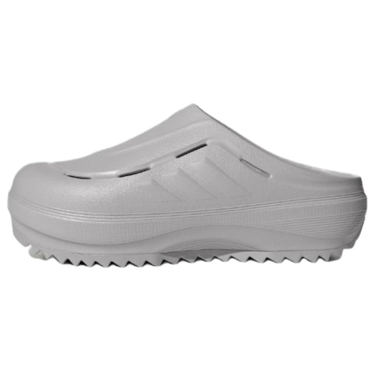 Adidas OZWAVE CLOG Abrasion Resistant Slip Resistant Closed Toe Slippers Unisex Gray