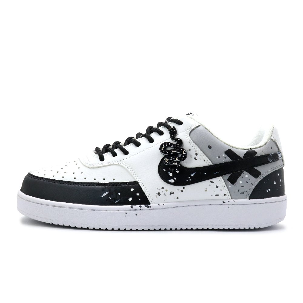 Nike Court Vision 1 Wear resistant And Lightweight Low Top Skateboard Shoes Men's White
