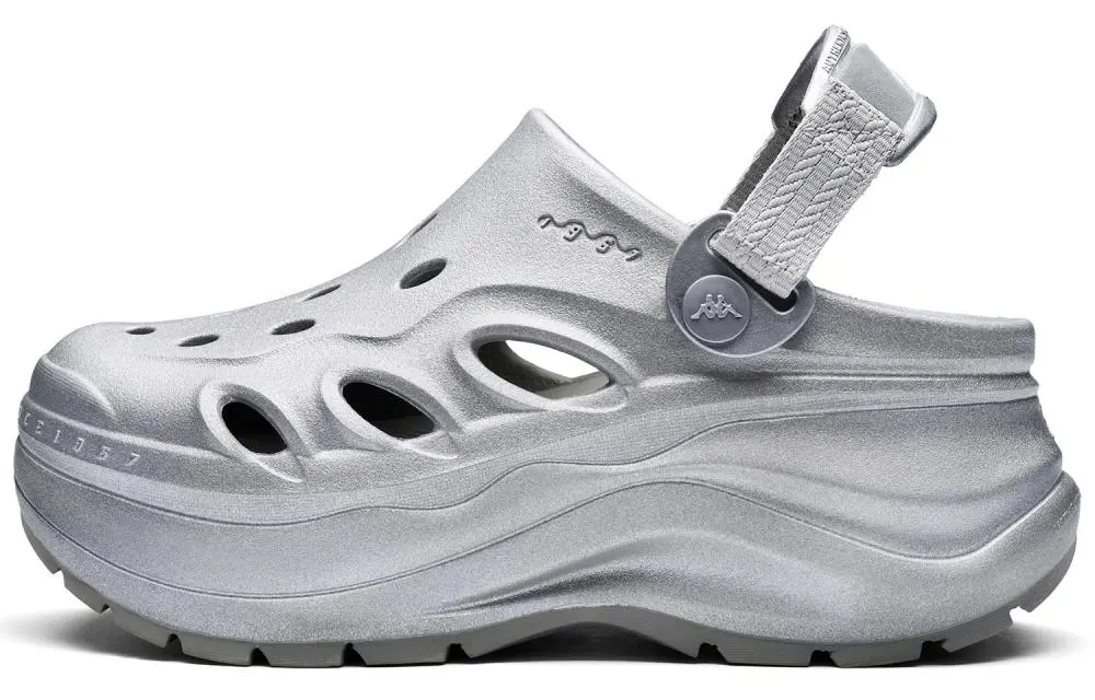 Kappa Back to Back Clogs Women's Silver