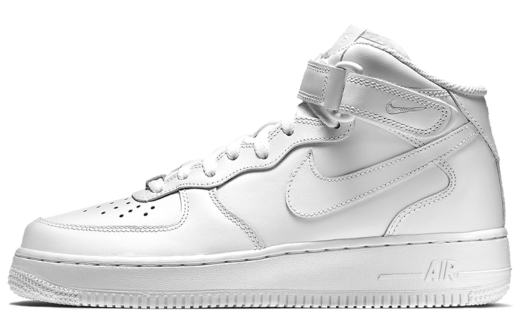 Nike Air Force 1 Mid 07 Leather 'Triple White' Women's