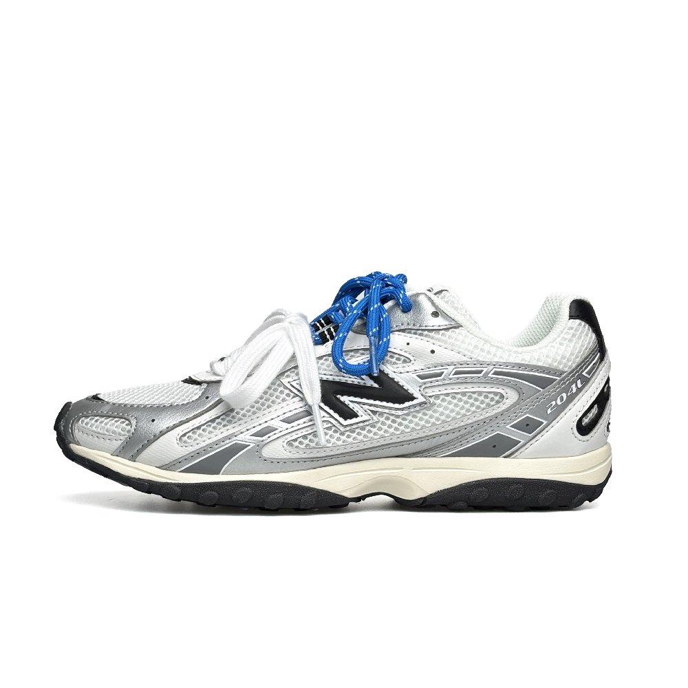 New Balance 204L Vassell Abrasion Resistant Low Top Casual Shoes Unisex White Silver