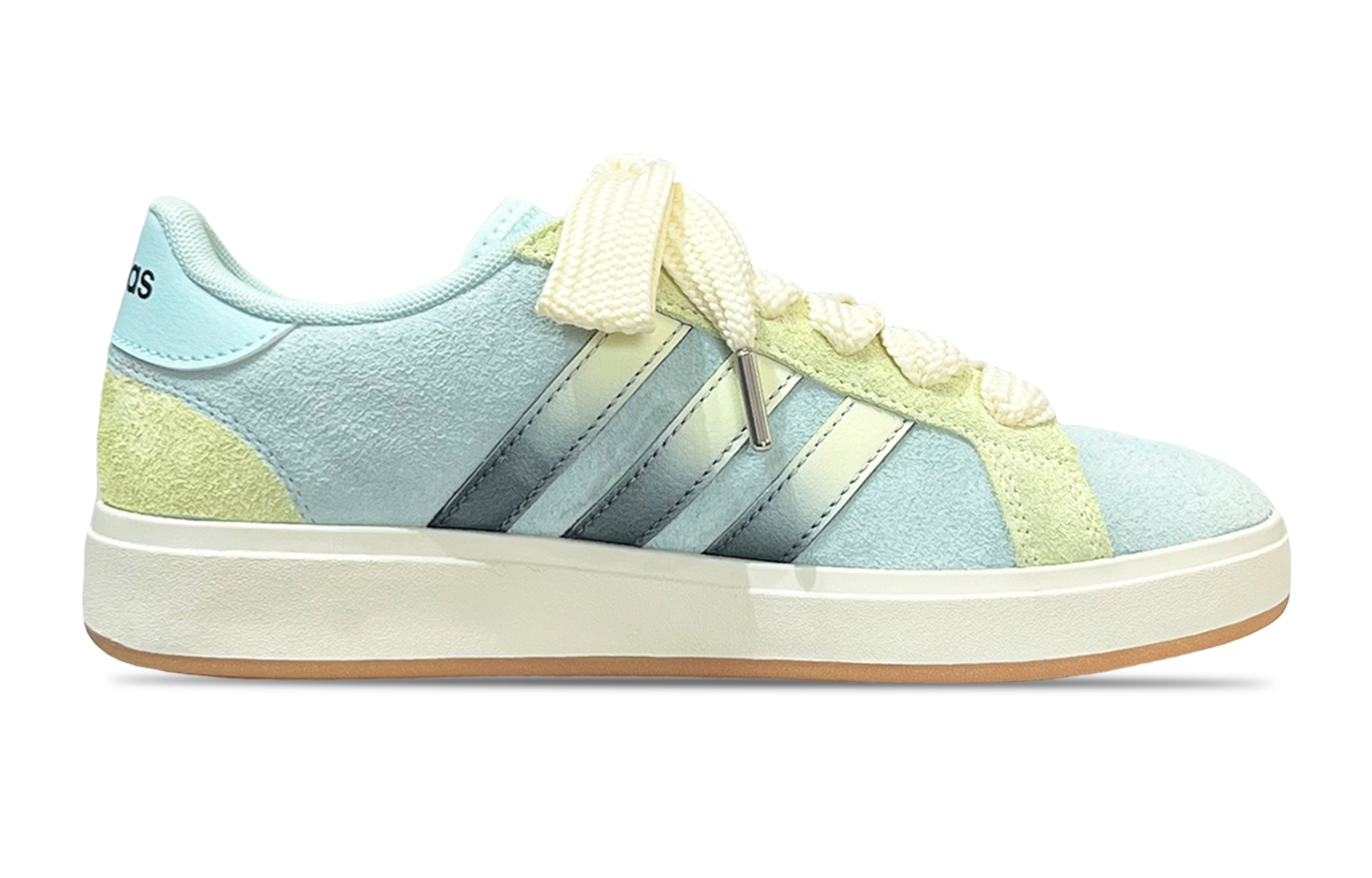 Adidas GRAND COURT 00s Soda Abrasion Resistant Low top Skateboard Shoes Unisex Blue Yellow купить в интернет-магазине Yoocart с быстрой доставкой по России.