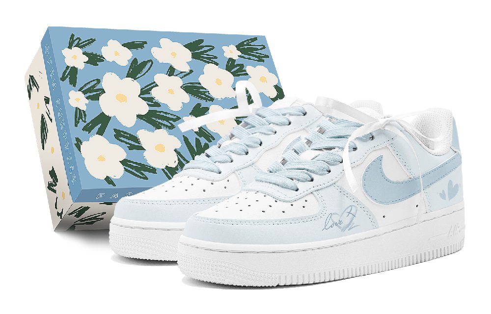 Nike Air Force 1 Skateboard Shoes Women's Low-Top White