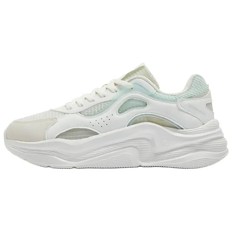 361° Abrasion Resistant Quick Dry Low Top Casual Shoes Women's Feather White Foam Teal
