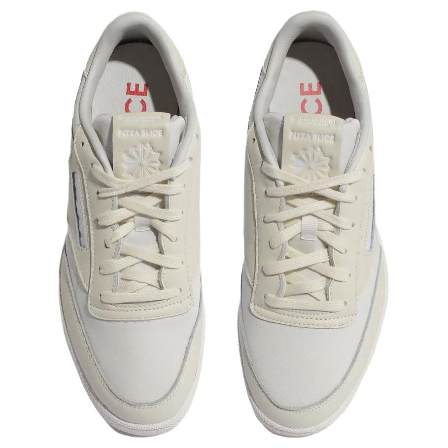 PIZZA SLICE x Reebok CLUB C 85 Skateboard Shoes Unisex White купить в интернет-магазине Yoocart с быстрой доставкой по России.
