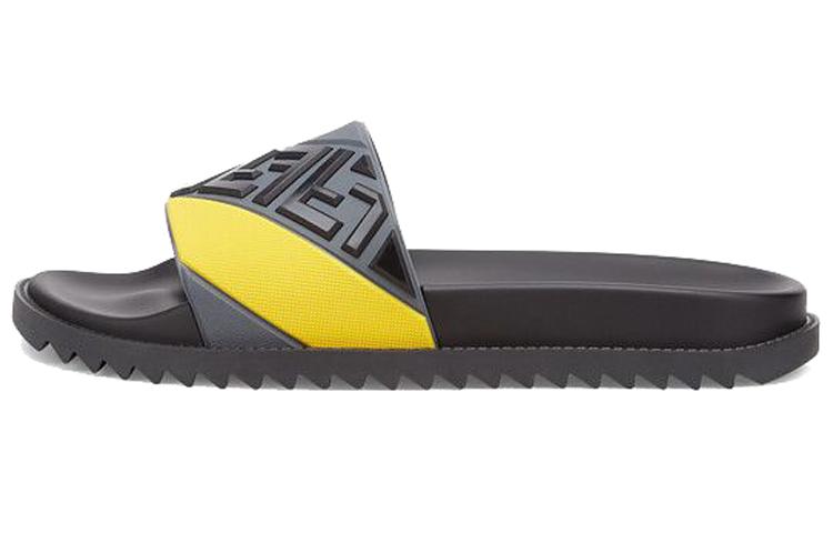 FENDI Slides Multicolor Grey Yellow