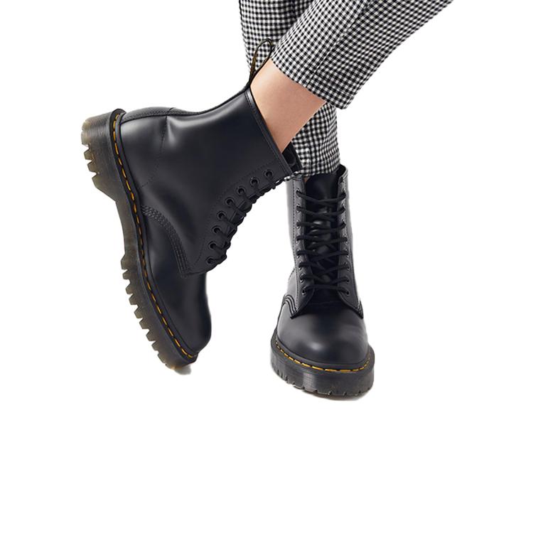 Dr. Martens 1460 Bex Smooth Leather Platform Boot 'Black'