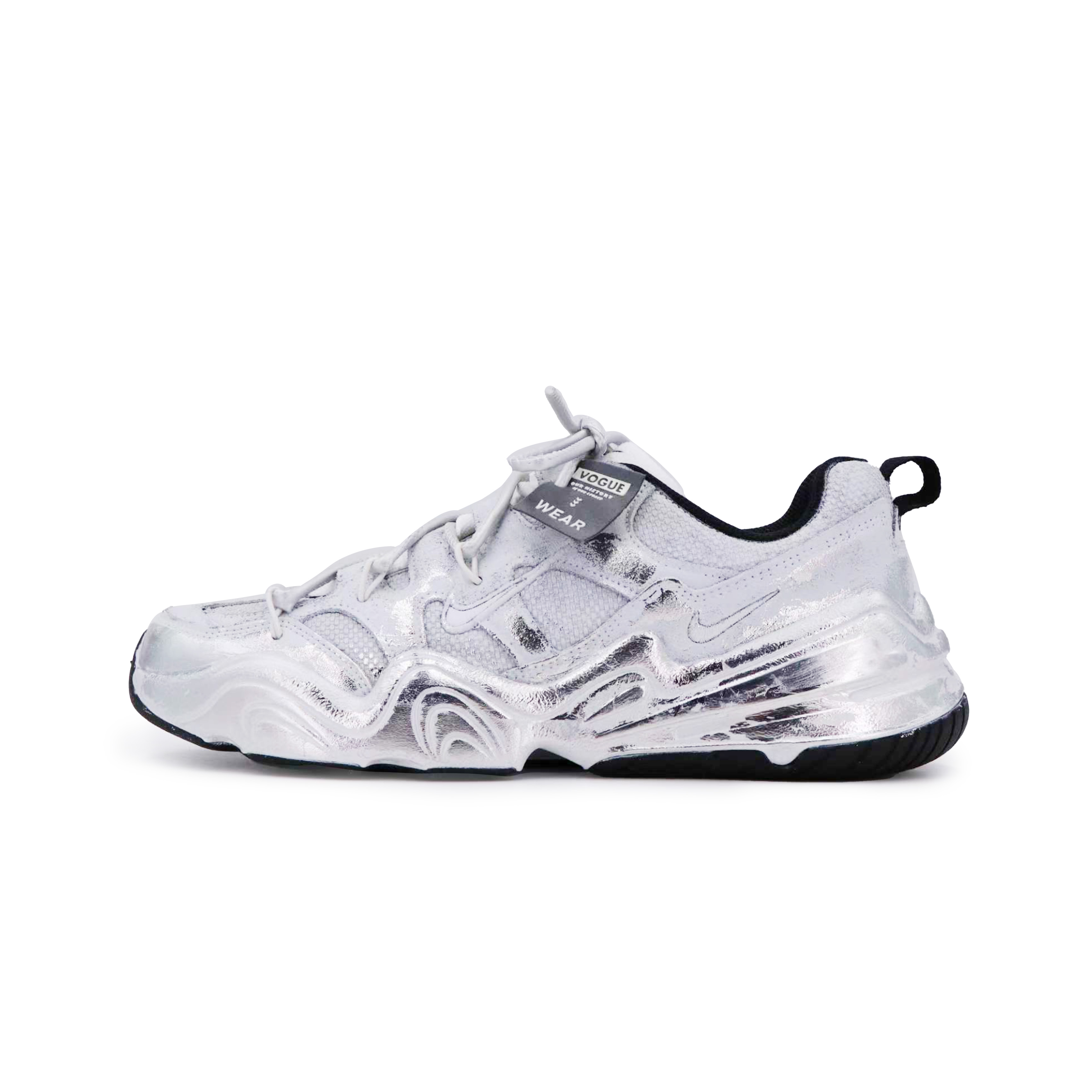 Nike Tech Hera Slip Resistant Abrasion Resistant Low top Casual Shoes Unisex Light Gray