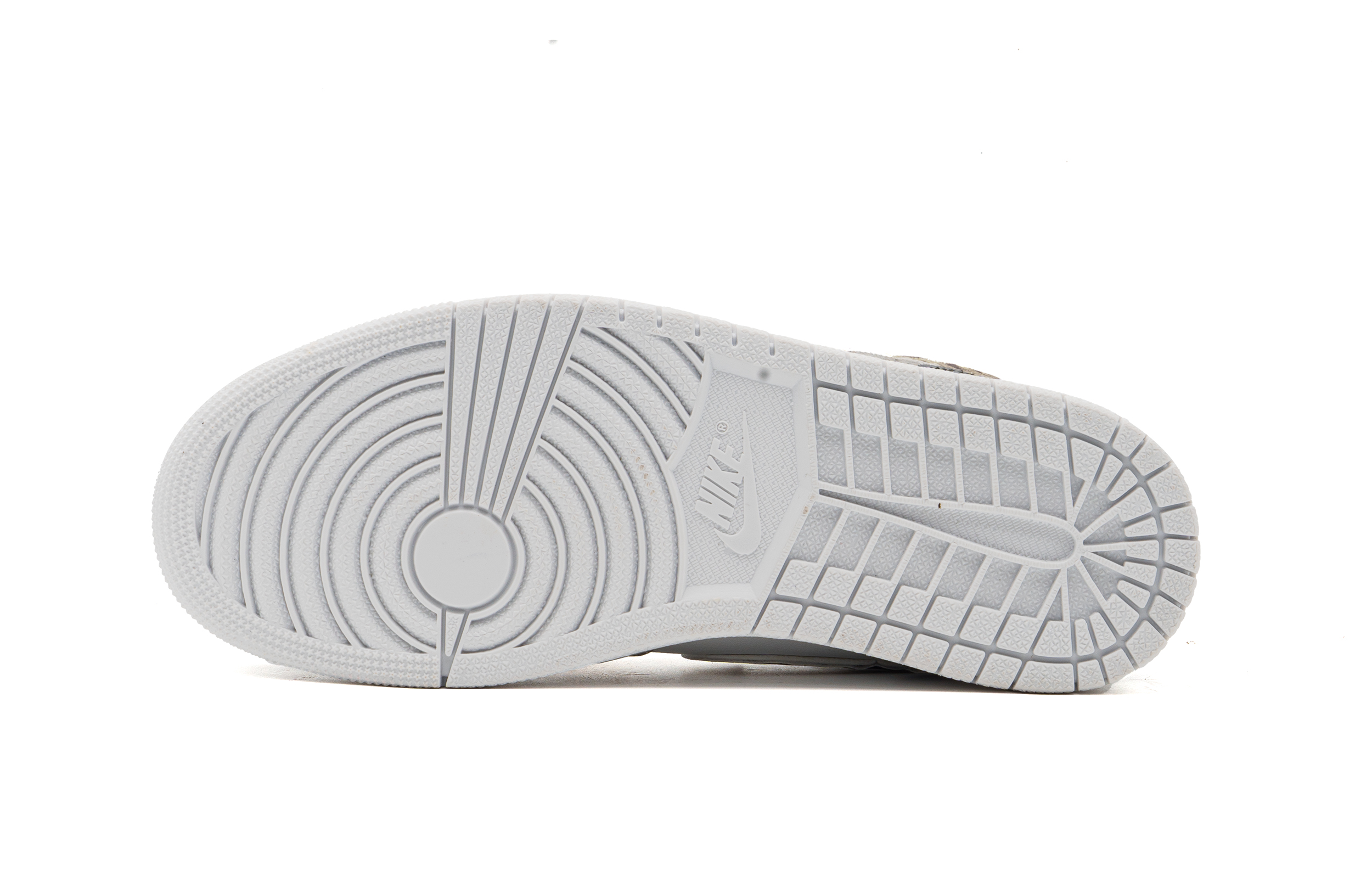 Jordan Air Jordan 1 Abrasion Resistant Low top Vintage Basketball Shoes Unisex White Gray купить в интернет-магазине Yoocart с быстрой доставкой по России.