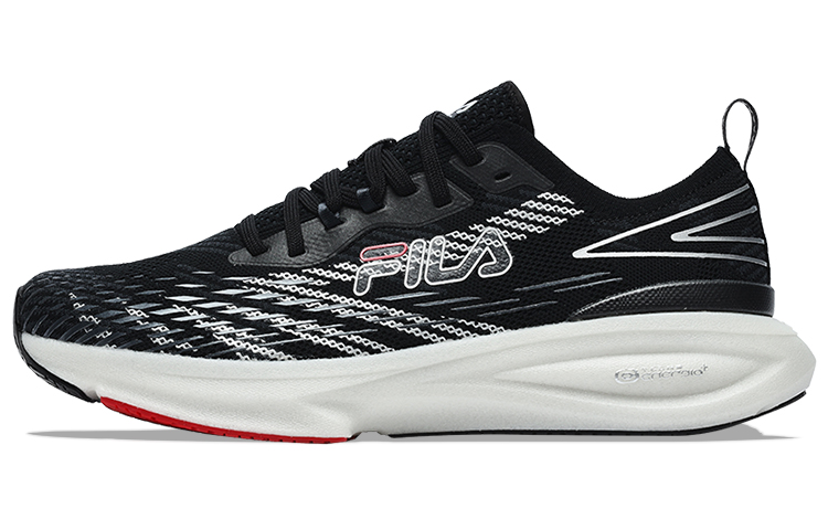 FILA ENERGY Wear-Resistant Lightweight Rebound Low-Top Casual Running Shoes Men's Black