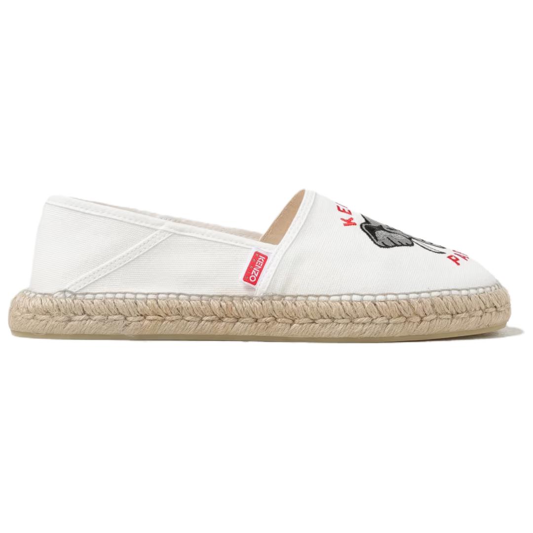 KENZO ELEPHANT Espadrilles Men's White