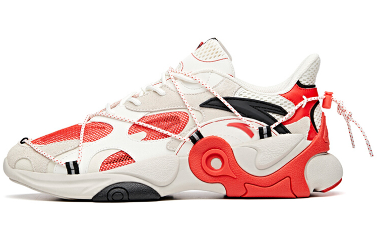 ANTA Split Low 'White Red Black'