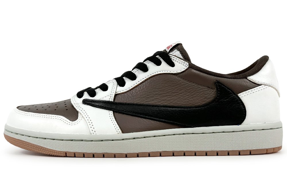 Jordan Travis Scott X Air Jordan Vintage Basketball Shoes Unisex Low Top White