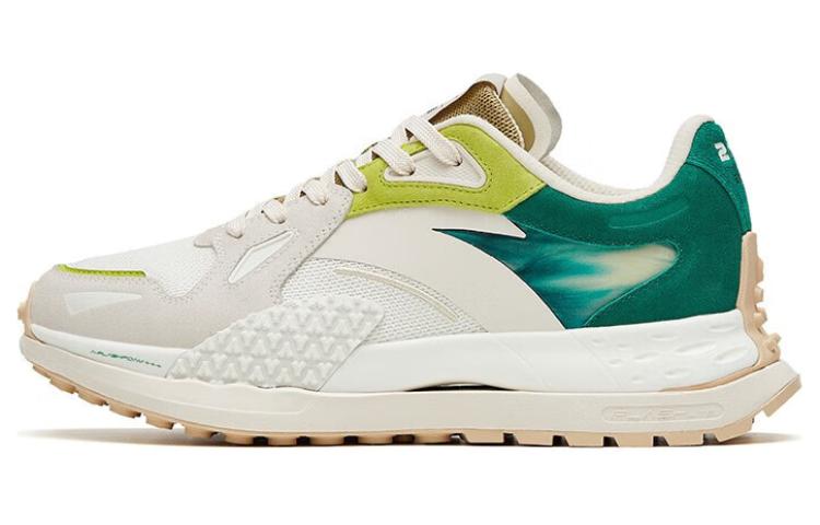 Anta Champion Series Star 202 Anti-Slip Wear-Resistant Low-Top Sports Casual Shoes Men's White Green