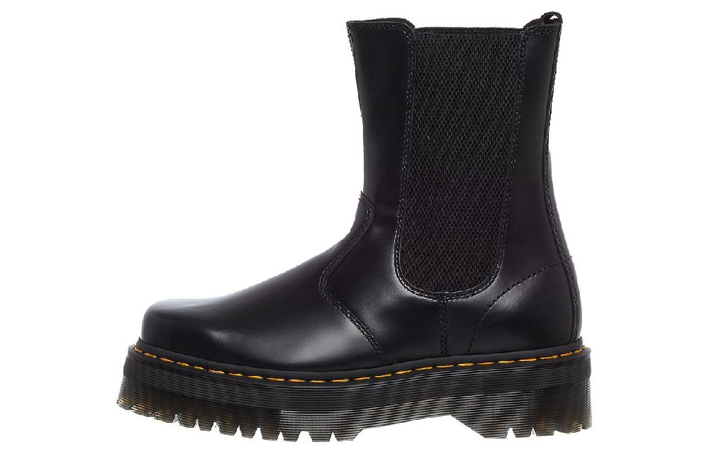 Dr. Martens 2976 High Quad Squared Chelsea Boot Black Women's