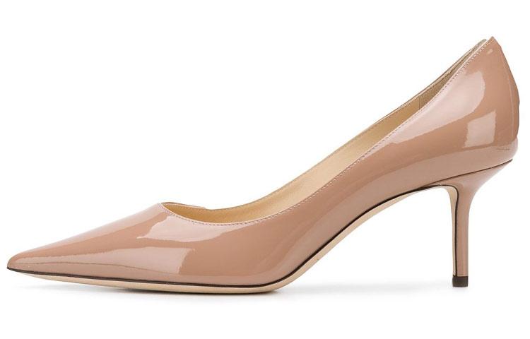 Jimmy Choo Love 100mm Pump Ballet-Pink Patent Leather