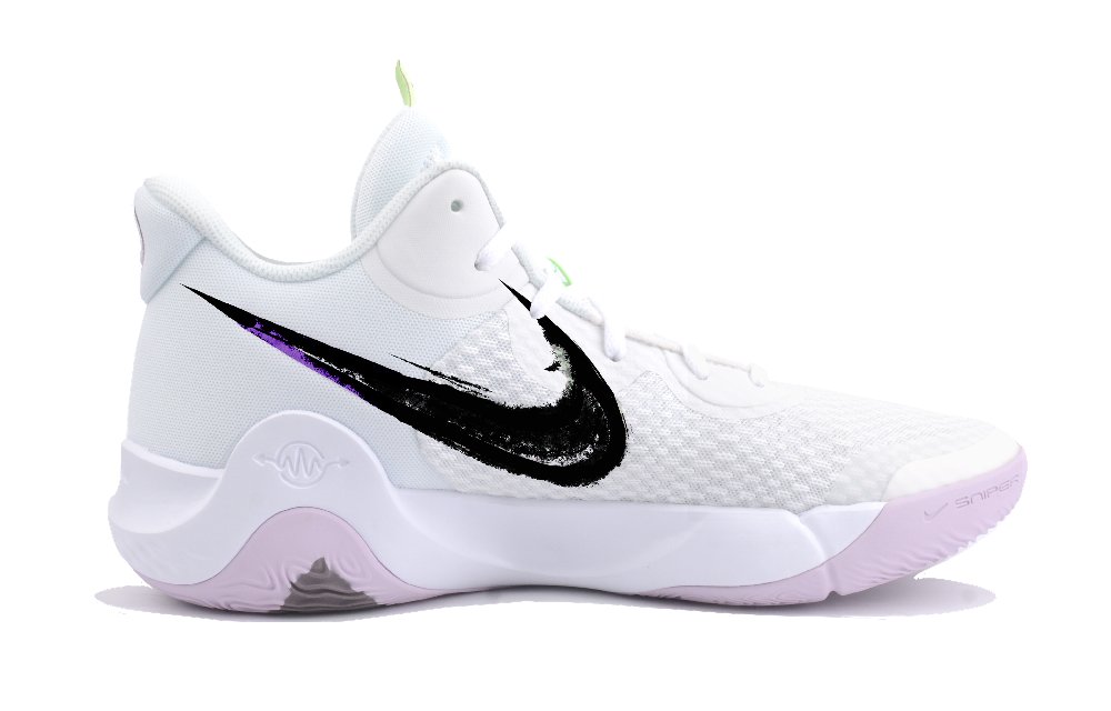 Nike KD Trey 5 IX Ninjago Masters Of Power Abrasion Resistant Mid Top Vintage Basketball Shoes Unisex Purple White