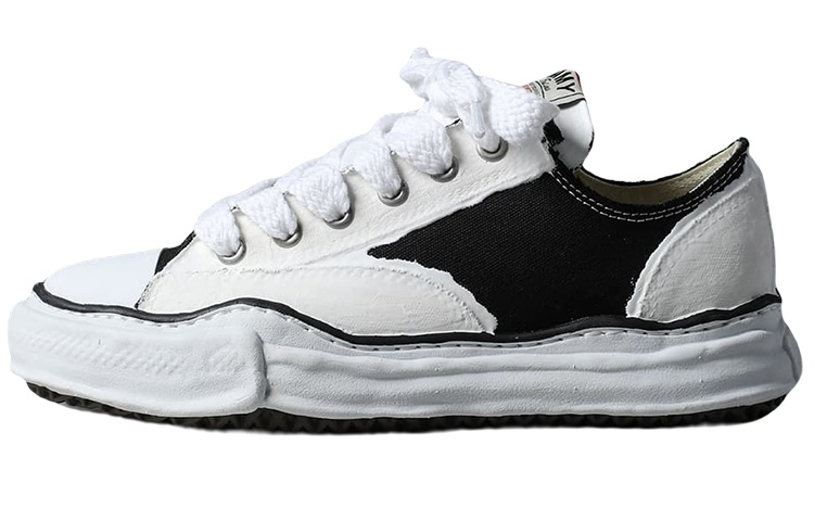 MIHARA YASUHIRO Low-Top Stylish Skateboarding Shoes Unisex Black White