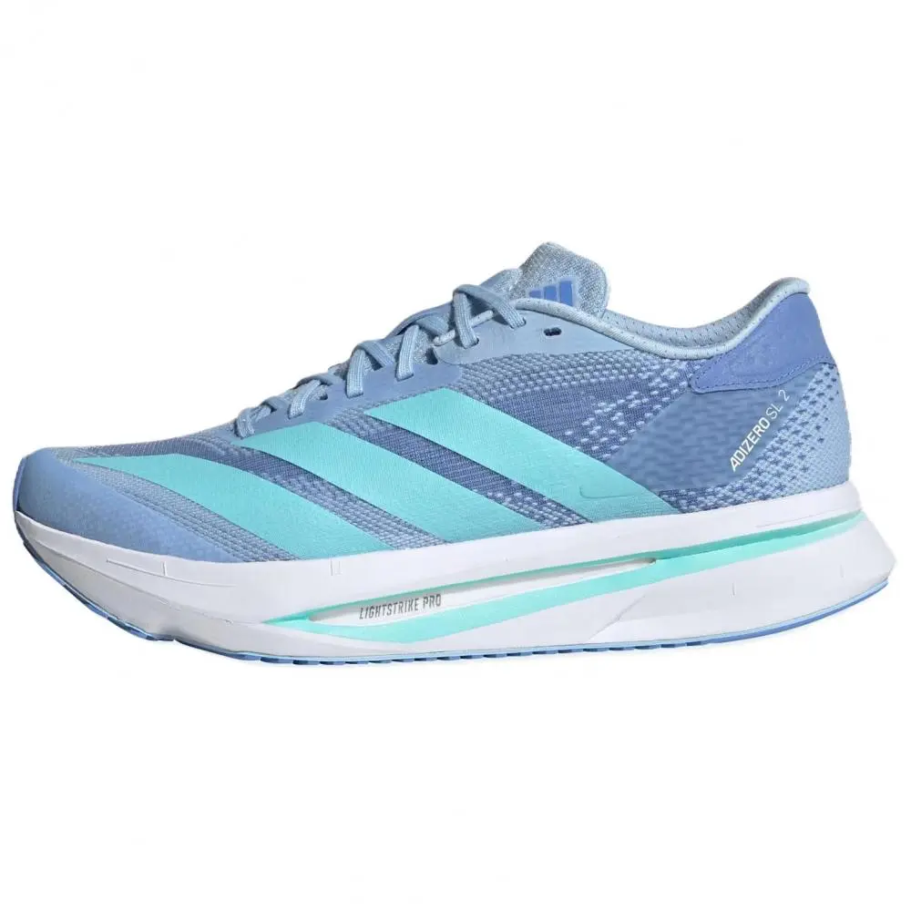 Adidas Adizero SL2 Cushioning And Breathable Low Top Running Shoes Women's Blue