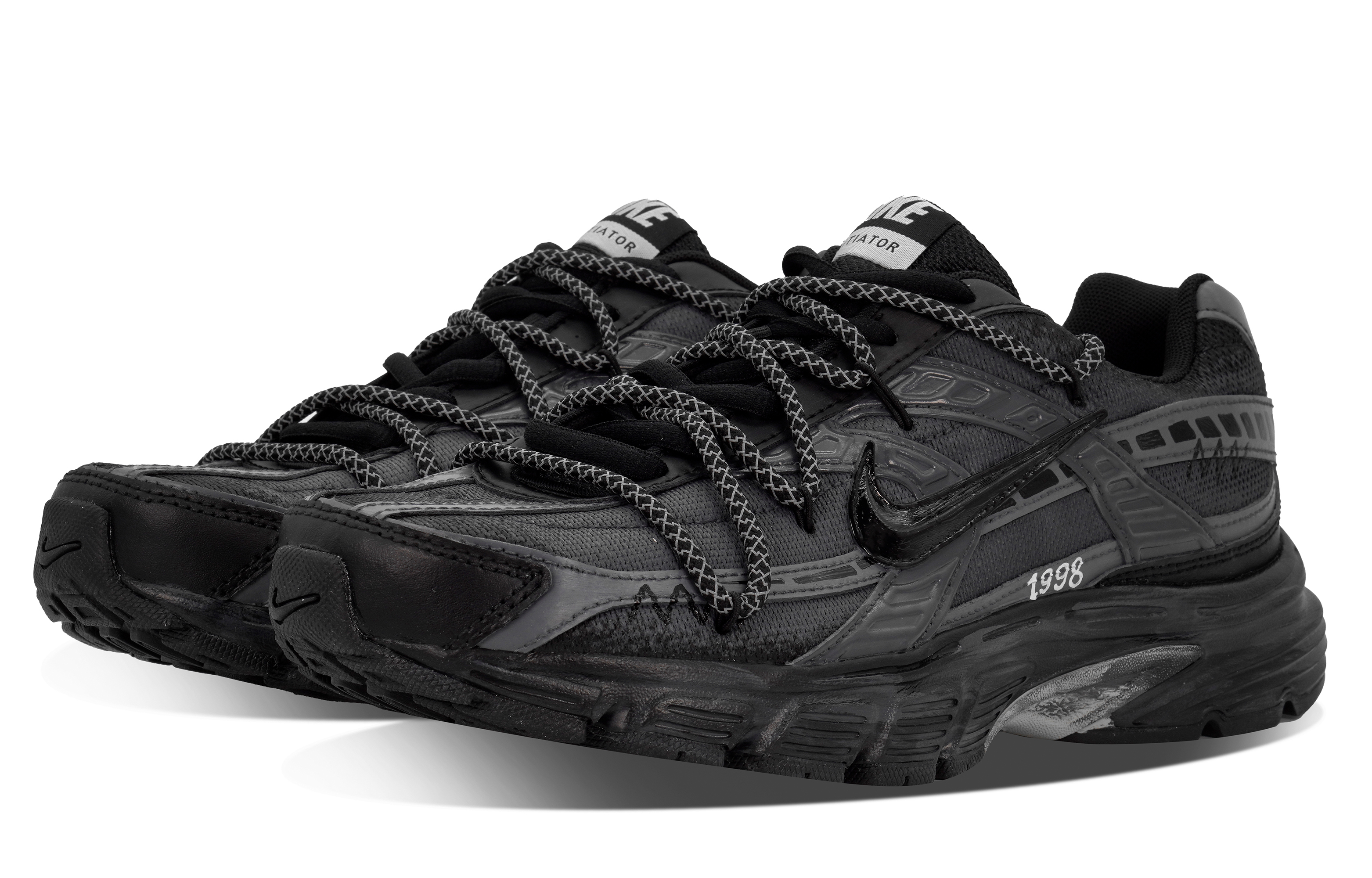 Nike Initiator Abrasion Resistant Low Top Running Shoes Men's Premium Black купить в интернет-магазине Yoocart с быстрой доставкой по России.