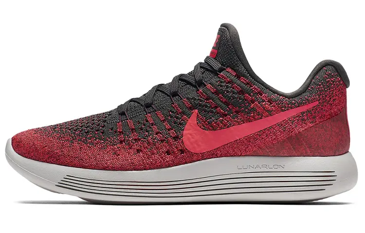 Nike Lunarepic Low Flyknit 2 'Midnight Fog Solar Red Bordeaux' Women's