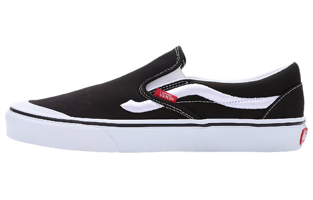 Slip On Classic Vans 138 'Sidestripe Black'