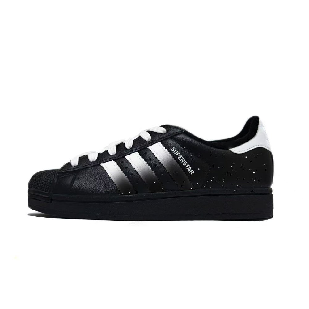 Adidas Originals Superstar 2 Oreo Crisp Wear resistant And Lightweight Low Top Skateboard Shoes Unisex Black White