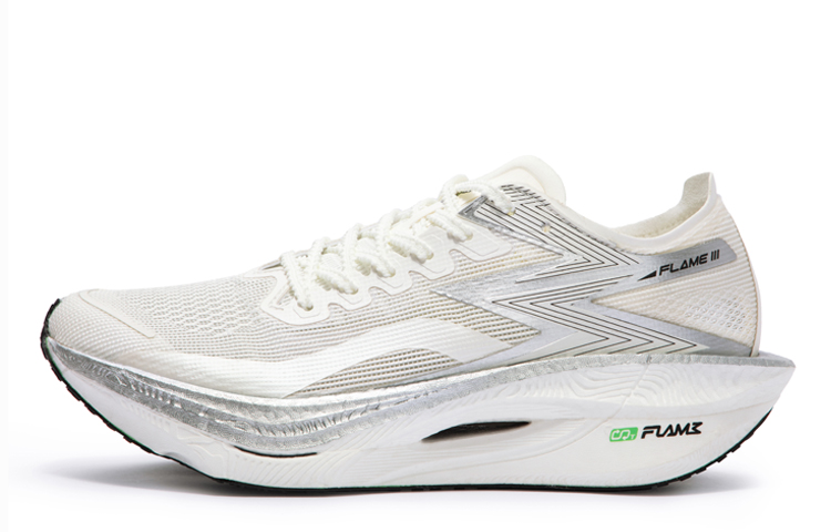361° Fly Burn 3 Anti-Slip And Wear-Resistant Breathable Low-Top Running Shoes Unisex Silver White купить в интернет-магазине Yoocart с быстрой доставкой по России.