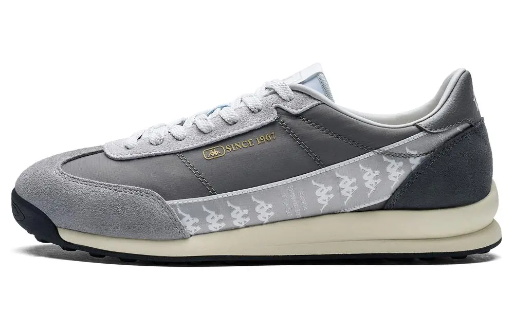 Kappa SERIES Low Top Running Shoes Unisex Dusty Gray With Dust