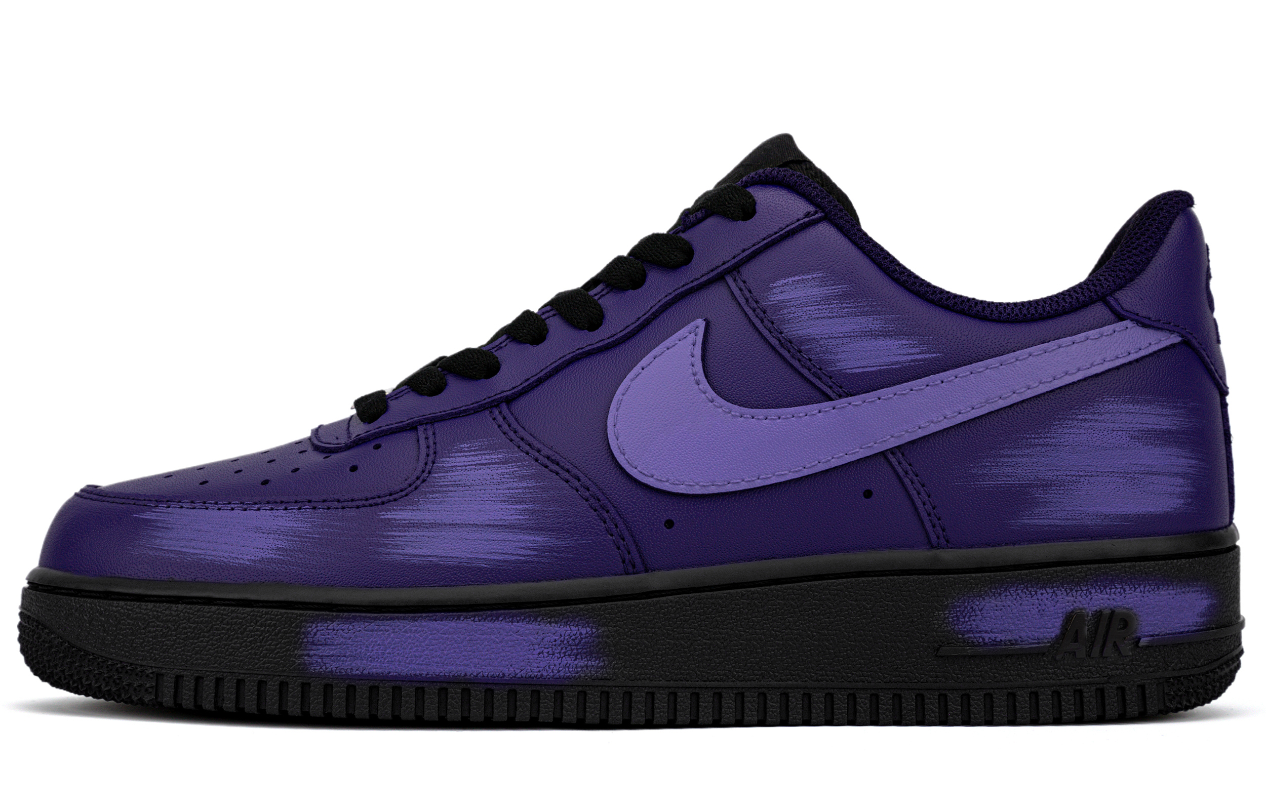 Nike Air Force 1 Wear-Resistant Slip-Resistant Low-Top Skateboard Shoes Men's Purple