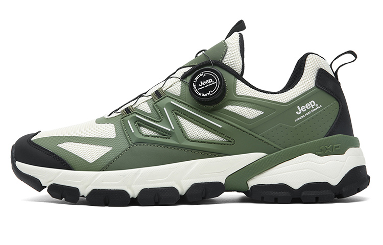 Jeep Low Top Outdoor Shoes Men's Green