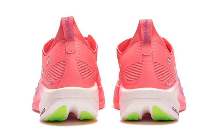 361° Fly Burn 2.5 Anti-Slip And Wear-Resistant Breathable Low-Top Running Shoes Unisex Neon Light Coral