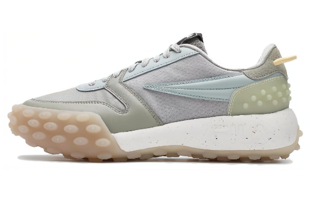 FILA Gara Cushioning Wear-Resistant Low-Top Casual Shoes Men's Gray Green