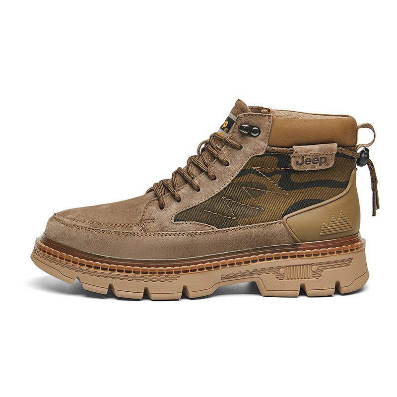 Jeep Short Martin Boot Men's Khaki