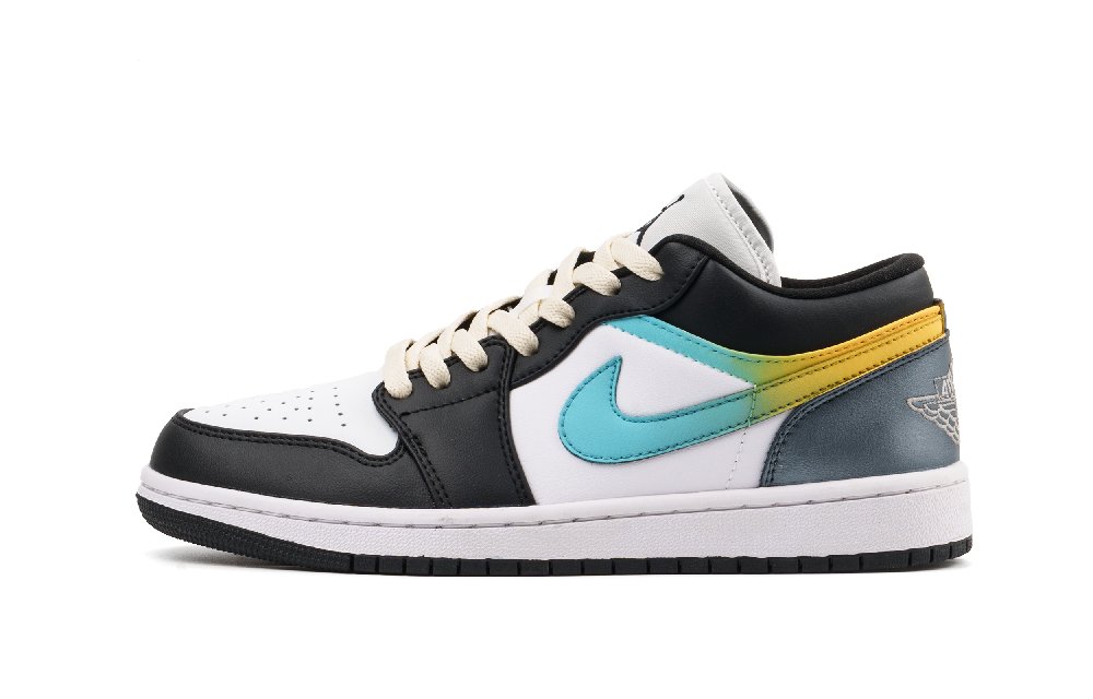 Jordan Air Jordan 1 Low Top Vintage Basketball Shoes Unisex Sky Blue